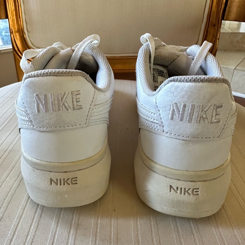 Nike Air Force 1 Sage Low White Platform Sneakers Women’s 11 - Picture 6 of 7
